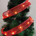 2M LED Copper Wire Ribbon Tie LED String Light Battery Operated Factory Price Xmas Wedding Party Decoration Garlands