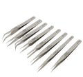 Eyelash Tweezers Stainless Steel Anti Static Super Fine Tip for Eyelash Extension Watch Repair ESD Tweezers LAVA