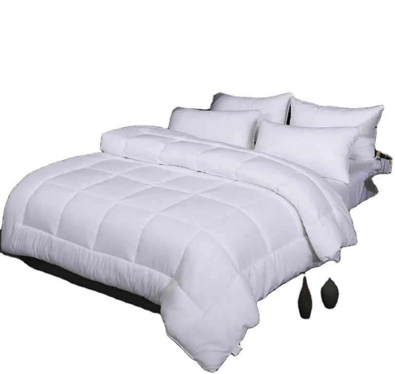 Hotel Wholesale Full Size American Style Soft Thick Summer Eco-Friendly Polyester Quilt Blanket