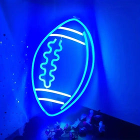 Manufacturer NO MOQ Fast Delivery Custom LED Neon Light American Football Neon Sign Dropshipping Neon Sign for Party Home Decor