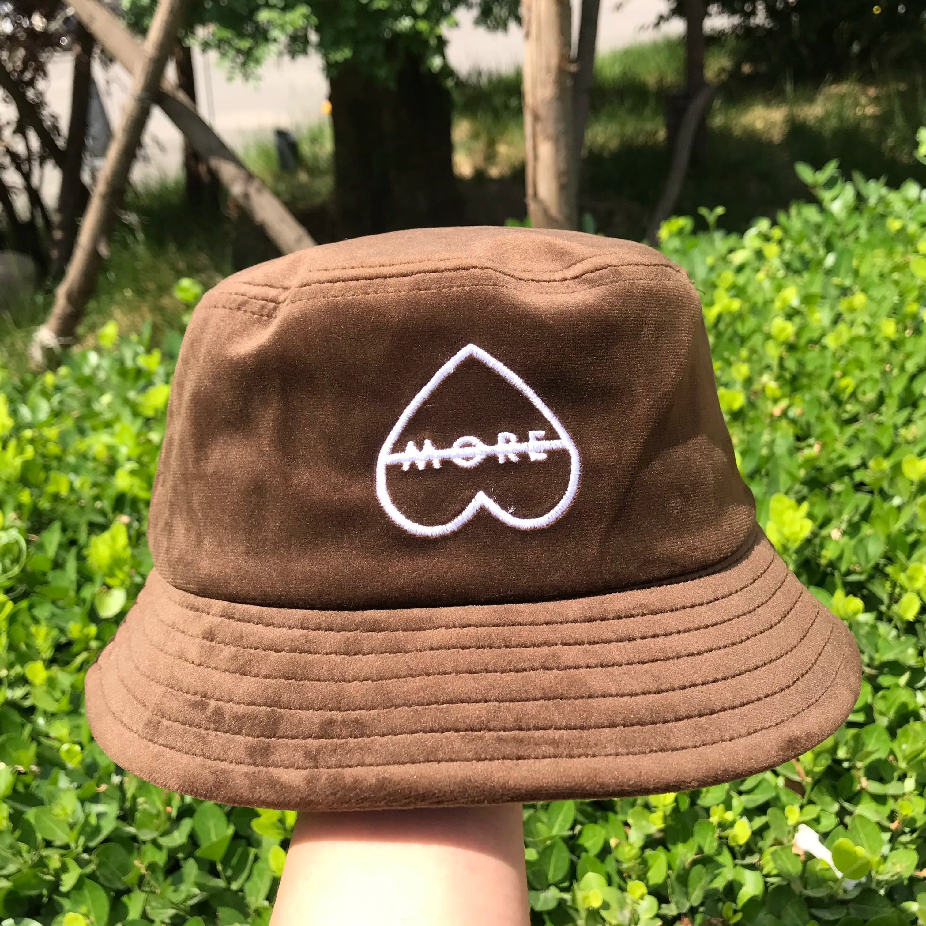 Yukaihe Autumn Winter Bucket Hats Custom Velvet Suede Bucket Hats custom Your Own Winter Bucket Hats
