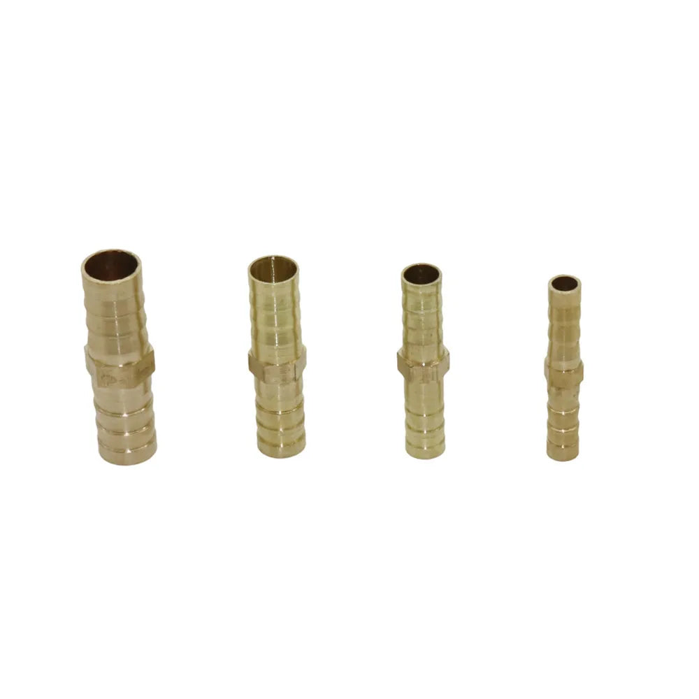 OD 6 8 10 12mm Brass Barbed Fitting Coupler Hose Straight Barb Connector Irrigation Pipe Fittings MegaBDM