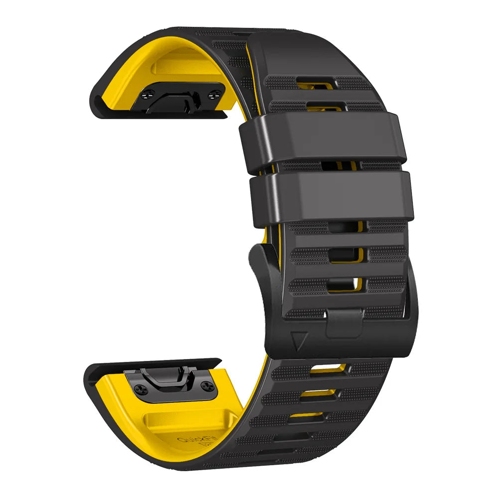 Factory Direct Soft Silicone Watch Strap Garmin Fenix 7/6/5 Forerunner 935 Approach S60/S6 Smart Watch 15 Colors 22mm/26mm
