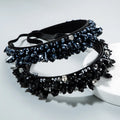 HOVANCI 2020 Luxury Shinny Rhinestone Queen Crown Headband New Arrival European Baroque Style Full Pave Crystal Hairband