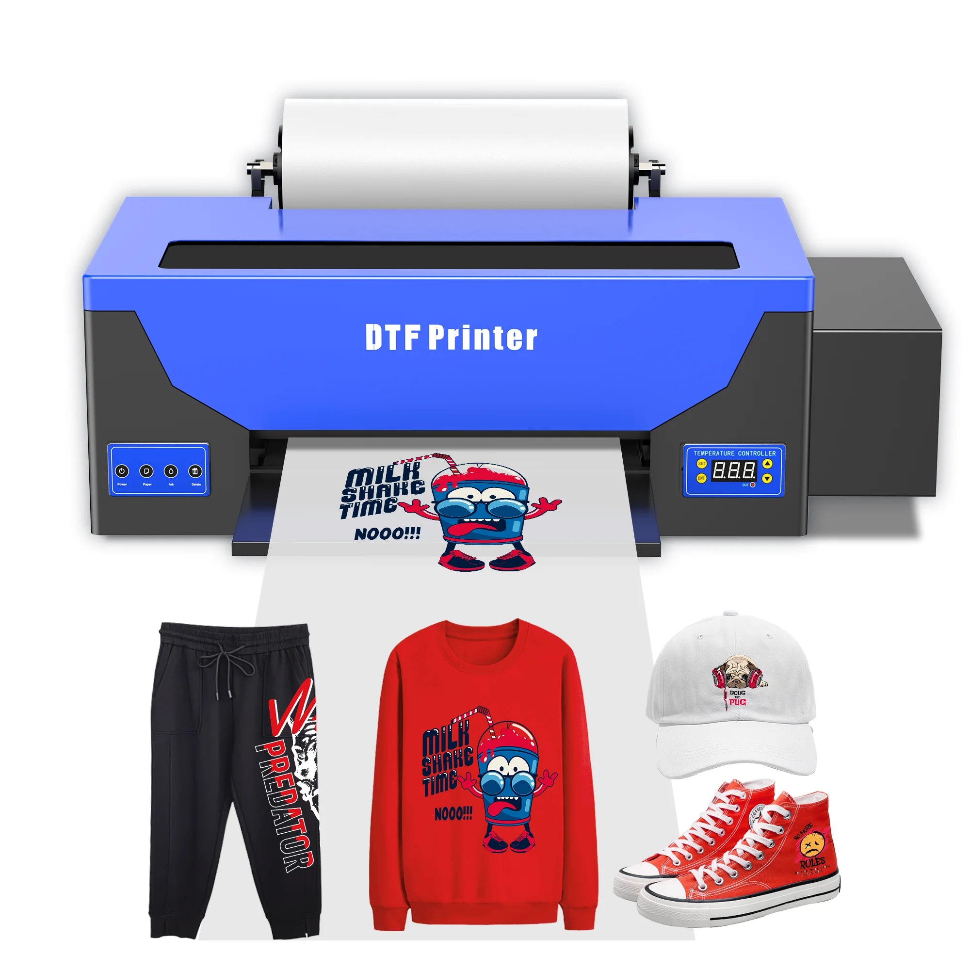 FREE Sample Printing A3 Inkjet Sublimation DTF Printer A3 Vinyl Sticker Transfer Garment Hoodies T-shirt Printing DTF Printer