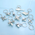 Metal Metal Airbus Airliners Fighter Jet Keychain Custom Logo Personalized Keyholder for Business Promotional Gifts