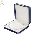 Factory ODM Elegant Gift Box Custom Jewellery Packaging Leather Jewelry Box for Pearl Necklace