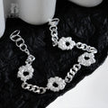 ICEBELA Jewelry 925 Sterling Silver 2023 Hot Sale Simple Minority Irregular Texture Flower Bracelet for Women