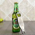 Wholesale Premium Quality 4.5" Flat Stainless Steel Bottle Opener Stock Portable Dishwasher Safe Manual Model CO3333