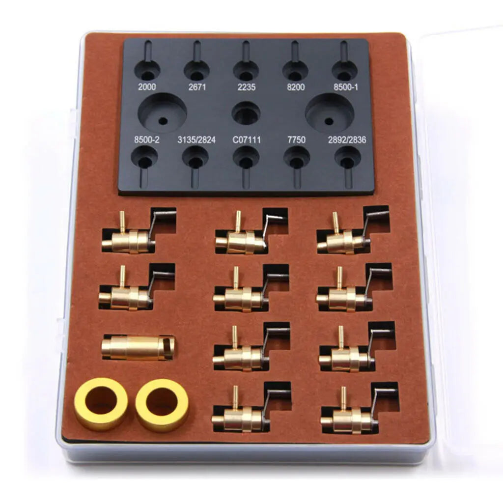 OEM Brand 3135/2836/8200/7750 Stainless Steel Handmade Watch Repair Tool Mainspring Winder with 10 Models