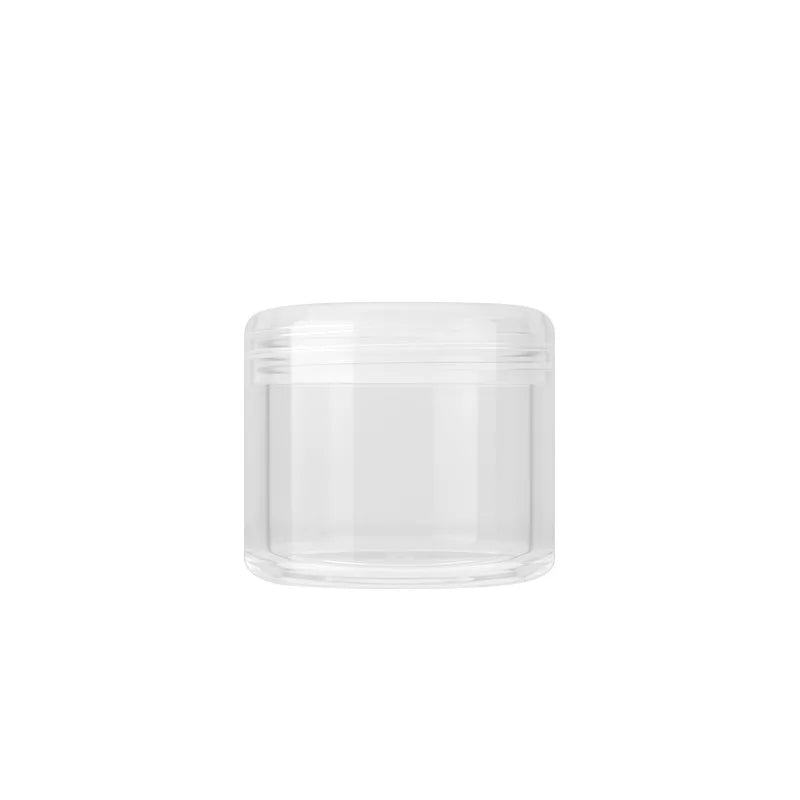Small Clear Cream Jar 3G-20G Mini Transparent Cosmetic Sample Container Plastic Pot Box for Skin Care and Eye Cream