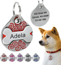 Personalized Custom Engraved Dog Tags Zinc Alloy NameplatePlate Anti-Lost Pet Accessories Pet Cat Dog ID Tags for Engraving