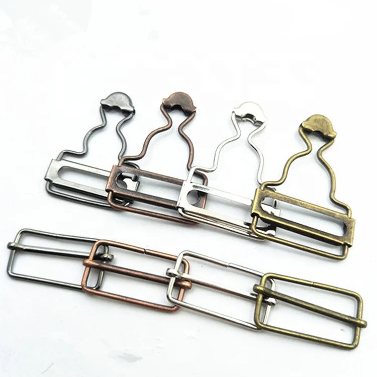 Wholesale Suspender Adjustable Buckles Adjustment Jeans Suspender Buckle Clasps