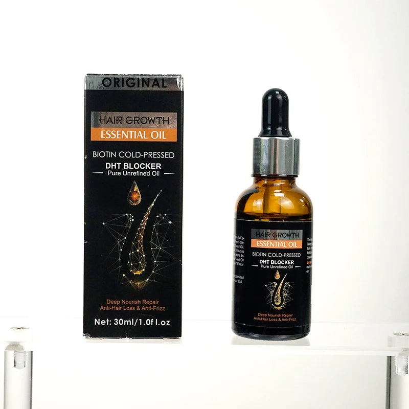 Private Label Hair Care Growth Oil Biotin Regrowth Treatment for Scalp Hair Loss Thinning Hair Regrowth Essential Oil