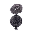 Hot Selling Nordic Viking Raven Rune Compass Amulet Stainless Steel Pendant Necklace Men's Gift