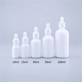 5ml 10ml 15ml 20ml 30ml 50ml 100ml Empty White Glass Dropper Bottles in Stock Essential Oil Vials with Matching Eye Dropper MegaBDM