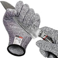 SiZa Level 5 Cut Proof  Resistant Wire Metal Glove Kitchen Butcher Cuts Gloves for Oyster Shucking Fish Gardening Safety Gloves