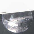 Transparent Clear PET Sticker Waterproof Seals Label Blank Round Sticker with Easy Tear Line Sealing Stickers for Box Packing