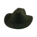 2023 New Arrival Wholesale Punk Fedora Hat 9.5cm Wide Solid Colour Western Cowboy Hat for Men Women Fashion Dress Party Travel