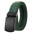 LQbelt Men's Automatic Click Buckle Belt Genuine Leather Belts for Men Waistband Ratchet Belt Custom LOGO Factory