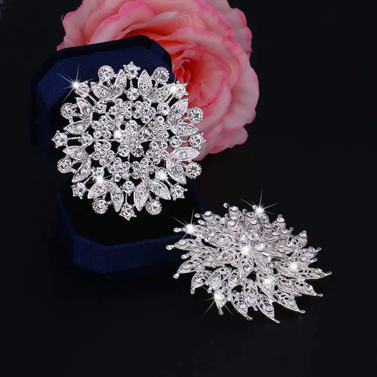 Jachon Custom Brooch Newest Sale Hijab Pin Fashion Men Suit Accessories Rhinestone Safety Brooch Pin