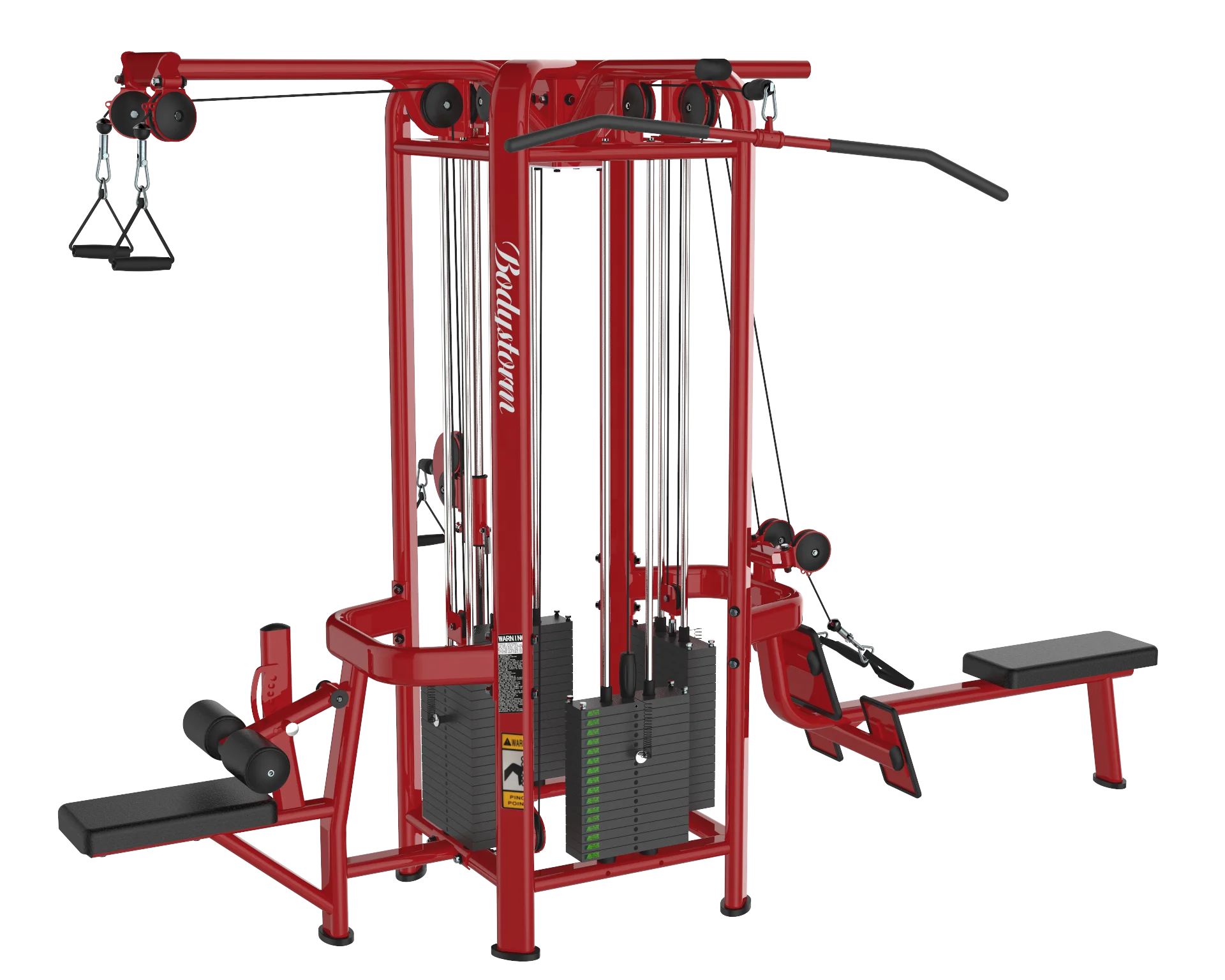 Commercial Fitness Equipment Pin Loaded Strength Machine Multi Jungle Functional Training 4 Station Multi Fitness Station