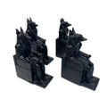 Natural Crystal Anubis Carvings Crystals Healing Stones Obsidian Crystal Crafts for Meditation Decoration