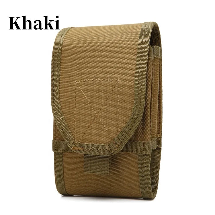 Outdoor Large-screen Double-layer Mobile Phone Bag Tactical Mobile Phone Waist Bag