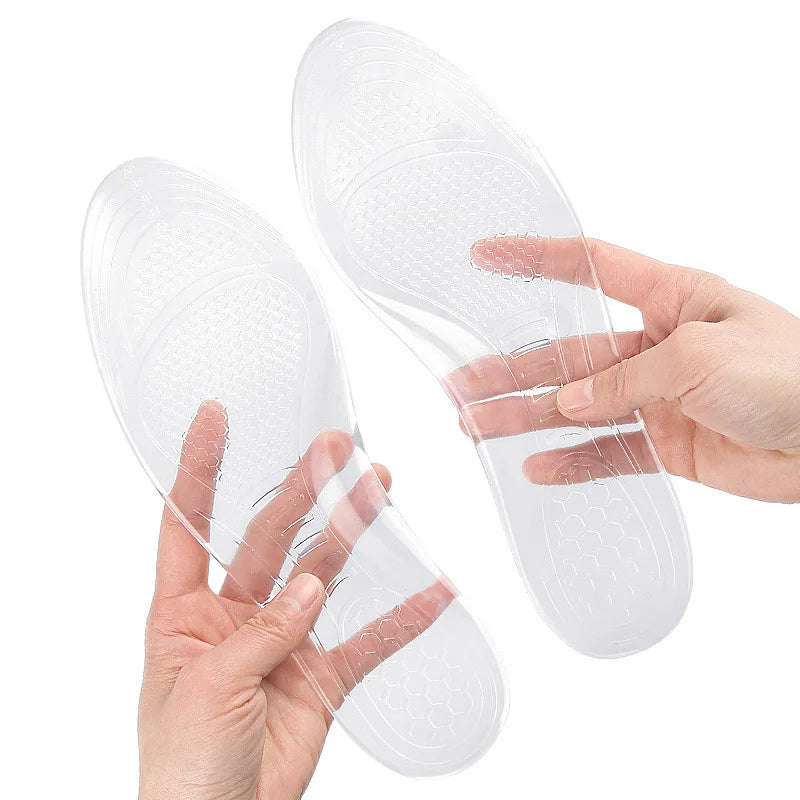 GEL Honeycomb Arch Insoles Arch Support Shock Absorbing Sliding Tailable Self-Adhesive Unisex Sandals Sport Insoles