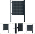 100*124cm Dark Grey Steel Isolation Fence Product Category for Fencing Trellis & Gates