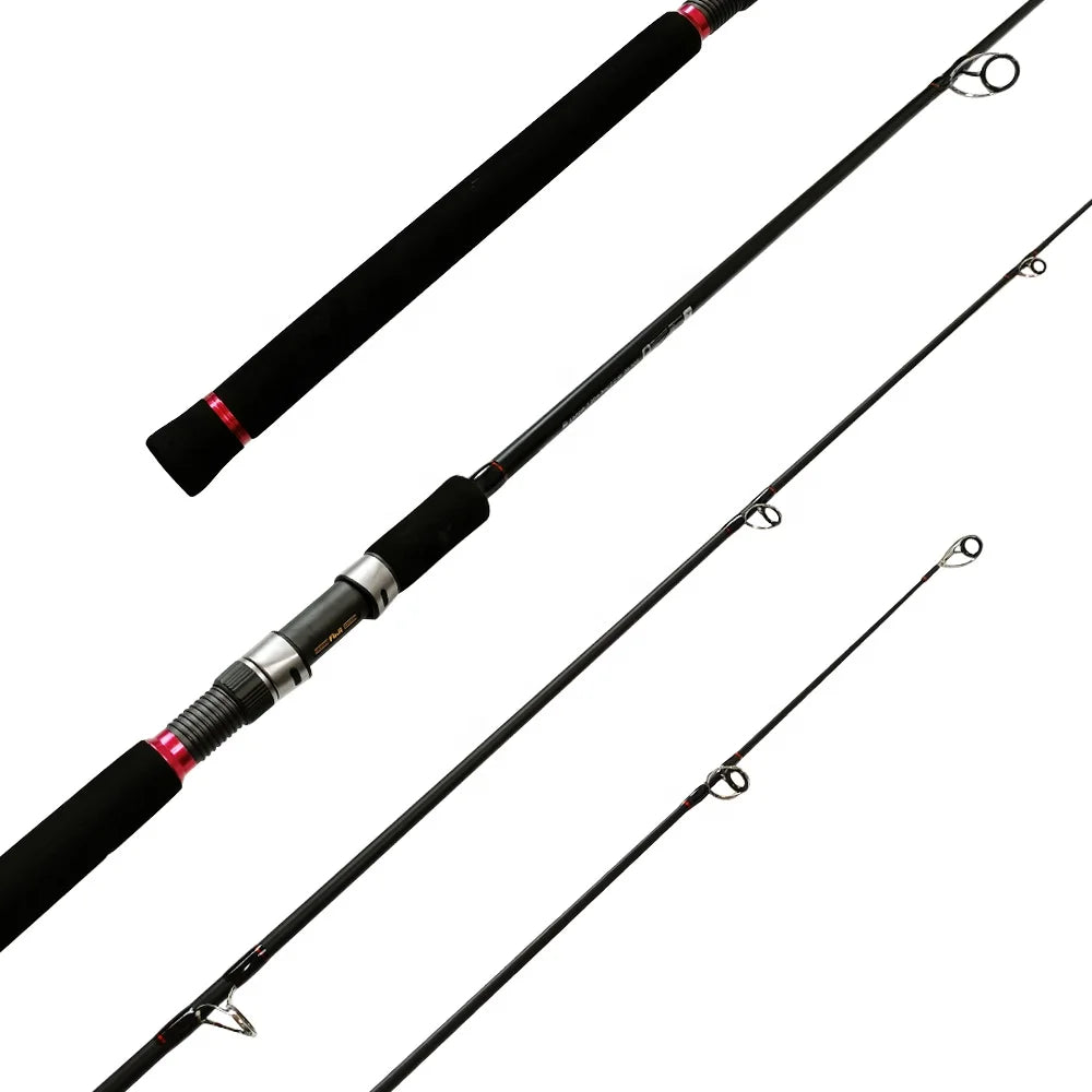 Newbility High Quality 40T High Carbon 10ft 2 Sections Fuji Guide and Reel Seat Spinning Rod