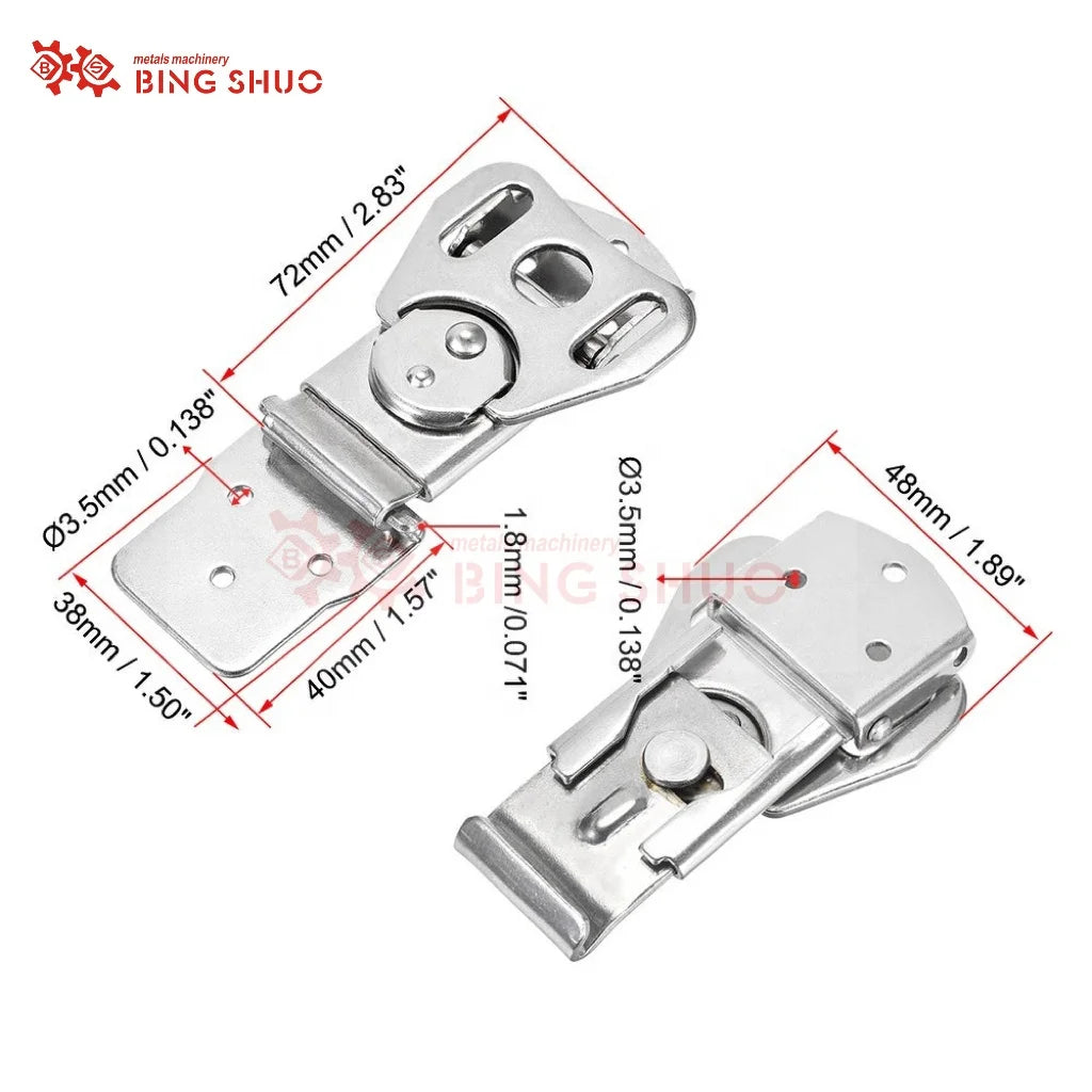 Plastic Box Lock Stainless Steel 304 Butterfly Lock Equipment Twist Latch Butterfly Lock Manufacturers