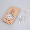 Wholesale Pack of 20 Counts Tees Custom Logo 70mm Wooden Bamboo Golf Tees