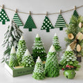 Christmas Tree Candle Christmas Ambiance Decoration Holiday Gift Elk Gnome Modeling Candle