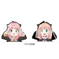 Custom Stickers Manga Changing Flips Anya Decals Stickers Anime 3D Lenticular Motion Sticker for Car Laptop Refrigerator Decor
