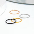 Trendy Simple Korean Style Titanium Steel Ring for Women Non-Fading Internet Celebrity Couple Tail Jewelry Fashionable Ring