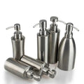 Metal Storage Pump Bottles for Bathroom Reusable Liquid Dispenser Bottle for Laundry Room Salon SPA Restaurant