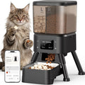 Tuya Smart 4L Stainless Steel Automatic Pet Feeder Eco-Friendly Comfortable Water Bowl for Indoor Dog/Cat Food Remote Control