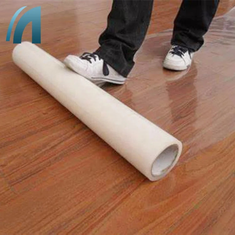 Floor Protection Film Soft Moisture Proof Customized PE Plastic Transparent Blow Molding