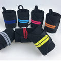 2024  Logo Training Heavy Gym Body Building Compression Strap Power Weightlifting Wraps Thumb Loops Wrist Band
