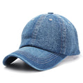 Denim Wash Common Fabric Feature Jean Faded Dad Hat Baseball Cap