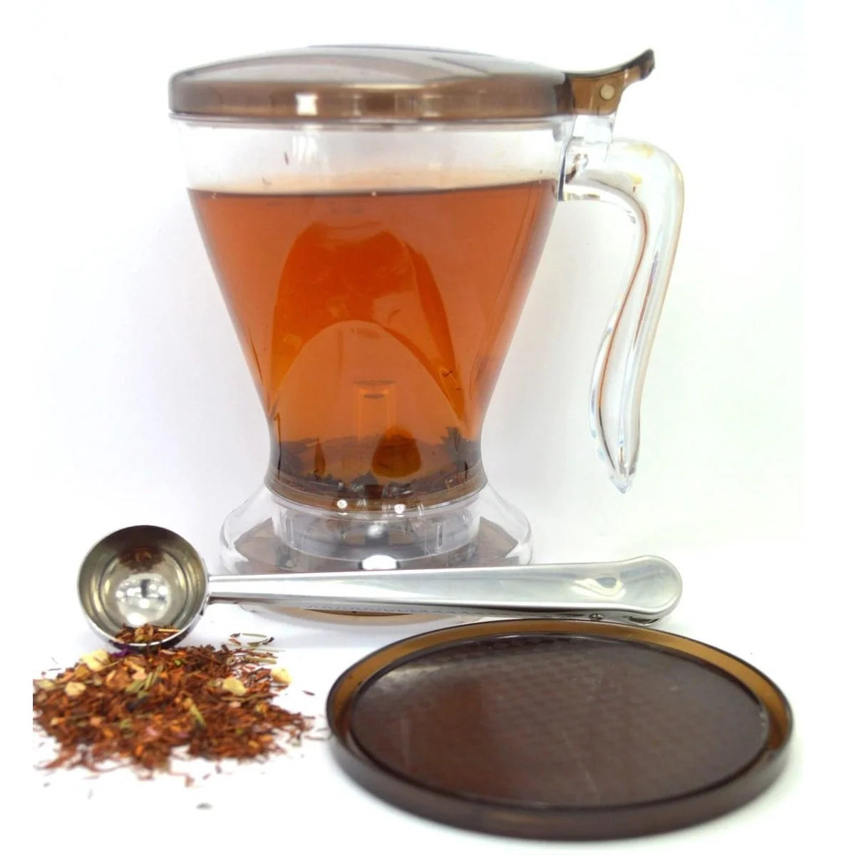 20 oz 600ML EASY CLEAN Tea Steeper Magic Gravity Infuser PERFECT TEA MAKER Pot with coaster for Tea & Coffee