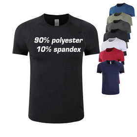 Custom Logo Running Tshirt Quick Dry Training Gym Sports T Shirts Fitness Short Sleeve Shirts for Men