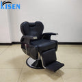 Foshan Kisen Manufacturer Professional Reclining Hydraulic Styling Chairs Hair Beauty Salon Barber Chair for Sale
