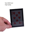 BrilliantMagic WOW Plastic Card Change Illusion Sleeve 8.9x7cm Magic Trick Prop New Innovation in Magical Entertainment