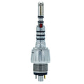 Dental High Speed Turbine Fiber Optical Handpiece Spare Accessories Parts 6 Holes LED Quick Coupler MegaBDM