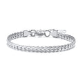 New Stainless Steel NK Chain Bracelet Gold 6mm Fashion Personality Jewelry for Men