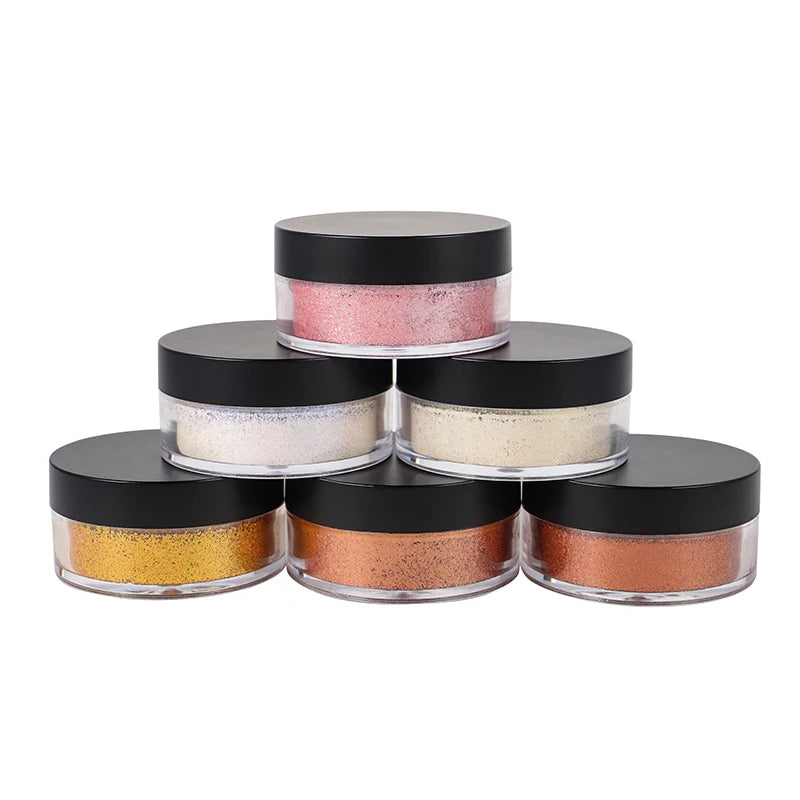 Face Makeup Multi-color Loose Highlighter Private Label Loose Highlighter Makeup Gold Bronze Highlighter Powder