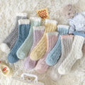 Warm Socks Winter Calcetines Para Ninas Fuzzy Thermal Home Crew Fluffy Wholesale Cozy Socks