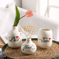Unique Mom Gift Ideas Mom Birthday Gifts From Daughter or Son Best Mom Ever White Ceramic Vase Set of 3